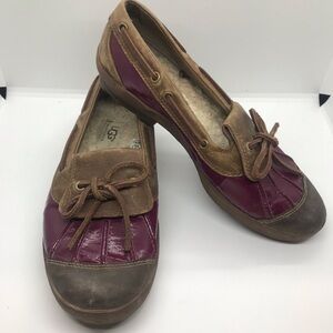 UGG Marian leather burgundy leather ASHDALE